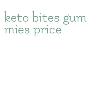 keto bites gummies price