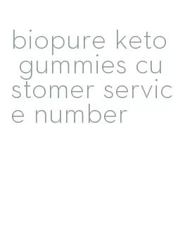 biopure keto gummies customer service number