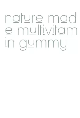 nature made multivitamin gummy
