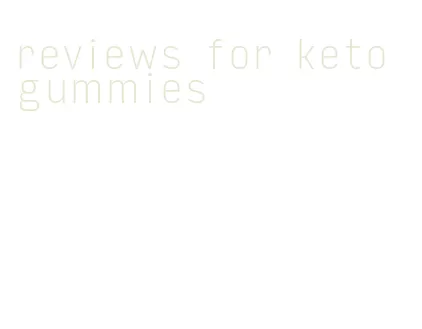 reviews for keto gummies