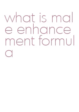 what is male enhancement formula