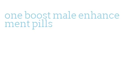 one boost male enhancement pills