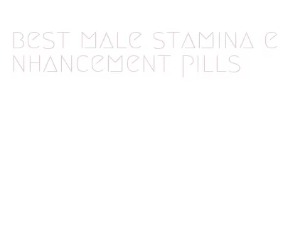 best male stamina enhancement pills