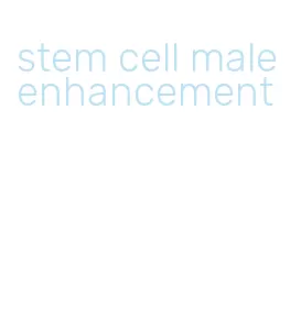 stem cell male enhancement