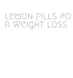 lemon pills for weight loss