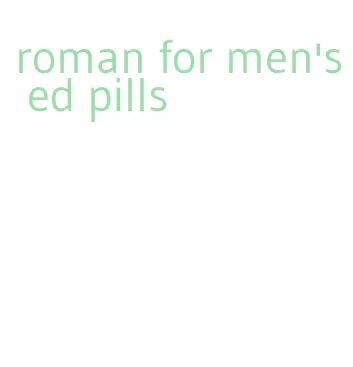 roman for men's ed pills
