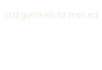 cbd gummies for men ed
