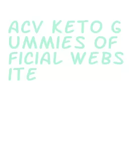acv keto gummies official website